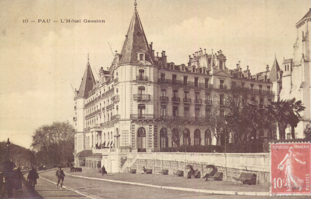  - Pau : L'Hôtel Gassion ; carte postale ; Bibliothèque Patrimoniale Pau, cote 6-032-3 - 
