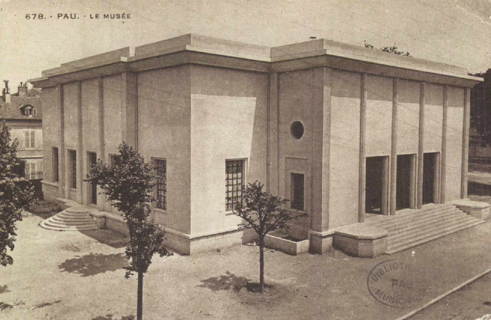  - Pau : Le Musée ; carte postale ; Bibliothèque Patrimoniale Pau, cote 4-041-1 - 