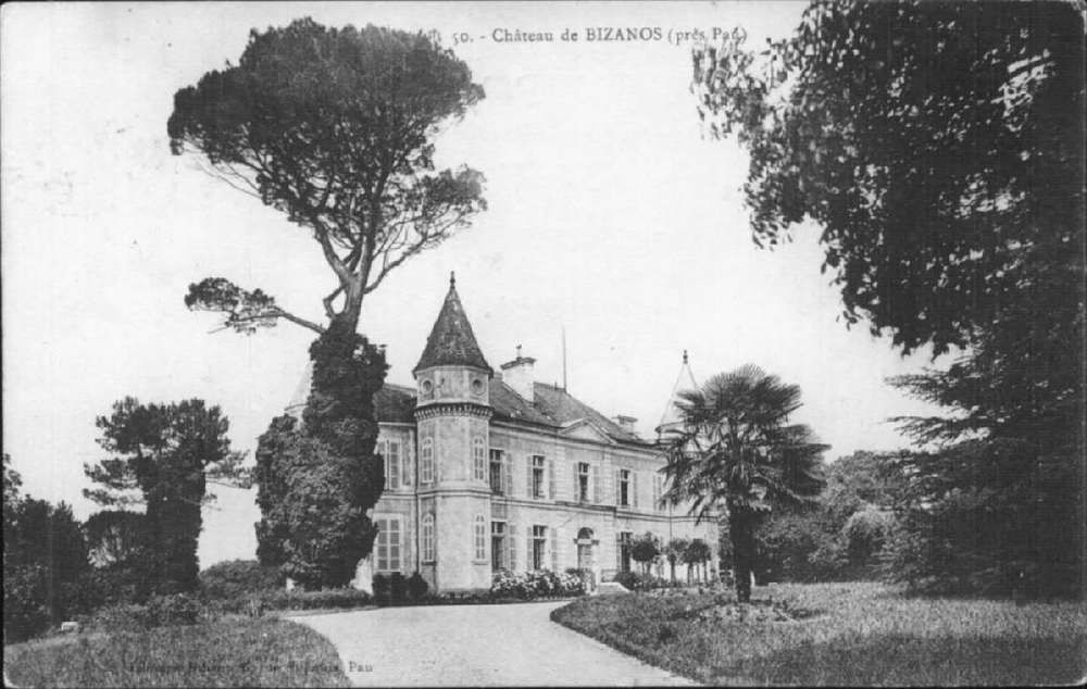  - Château de Bizanos (près Pau), carte postale, Bibliothèque Patrimoniale Pau, cote B2-584 - 
