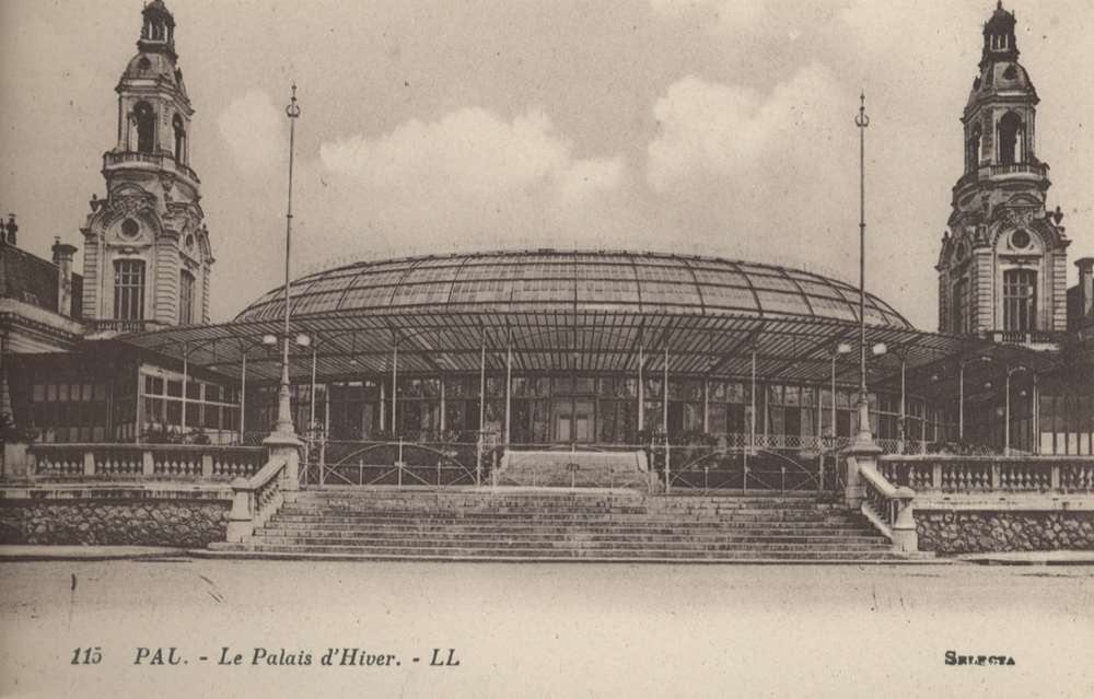  - Pau : Palais d'Hiver ; carte postale ; Bibliothèque Patrimoniale Pau, cote C3-09 - 