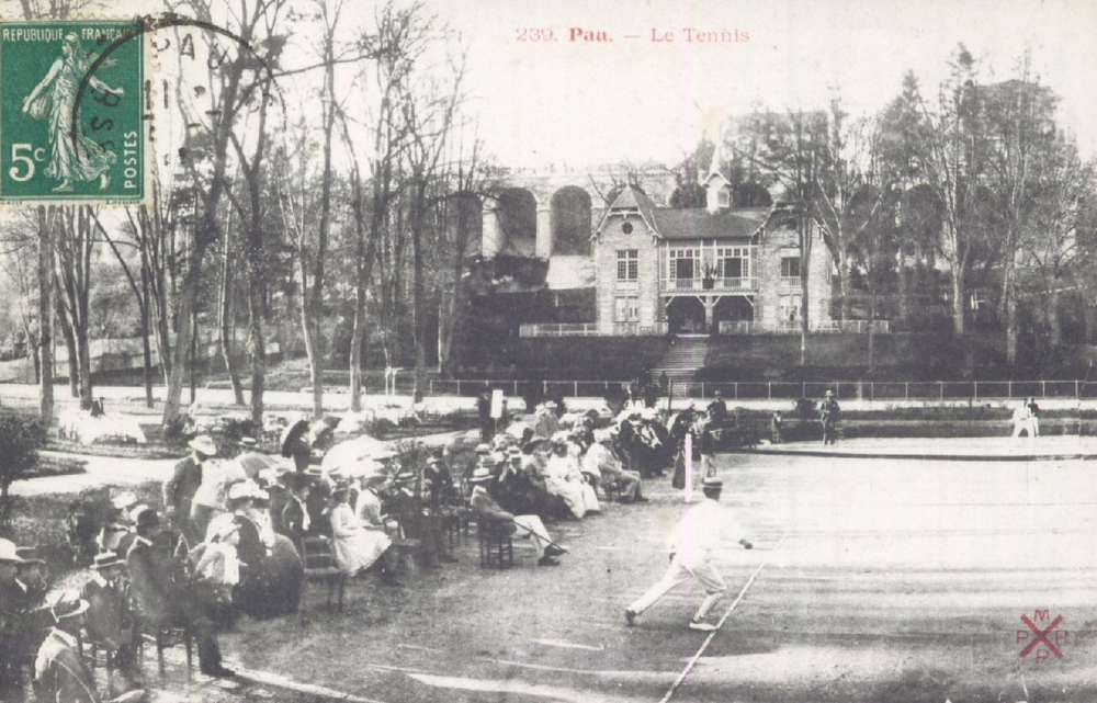  - Pau : Le Tennis, Bibliothèque Patrimoniale Pau, carte postale, cote 7-077-2 - 