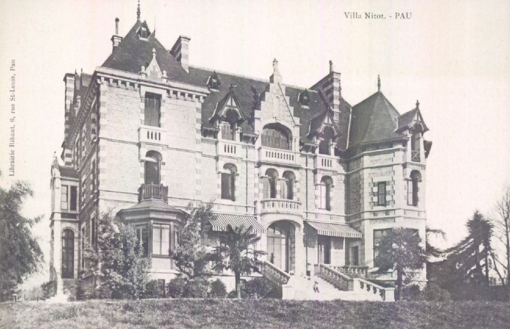  - Pau : Villa Nitot, carte postale, Bibliothèque Patrimoniale Pau, cote 5-076-3 - 