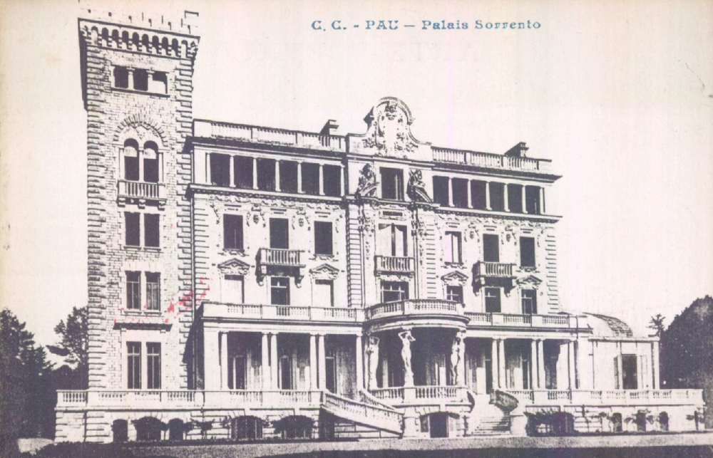  - Pau : Le Temple du Palais Sorrento, carte postale, Bibliothèque Patrimoniale Pau, cote 5-072-2 - 